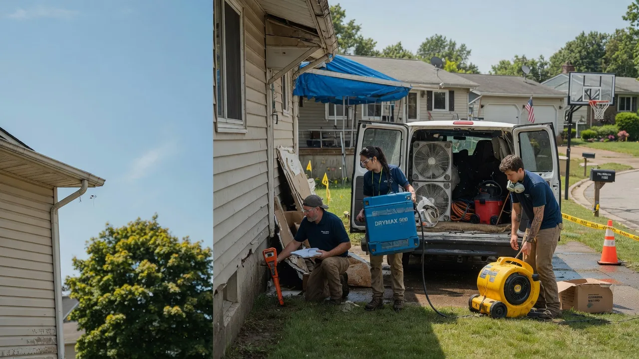 Ceiling Leak Cleanup in Old Appleton, MO near me