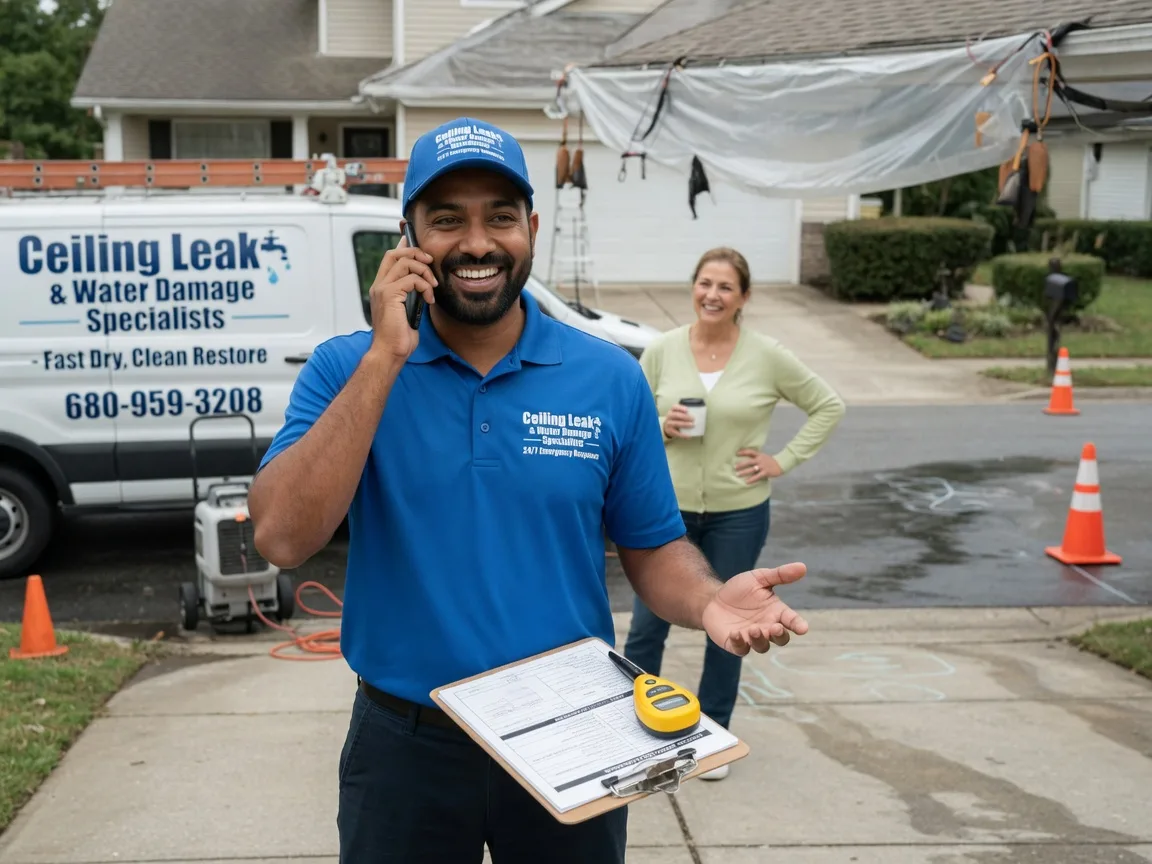 Ceiling Leak Cleanup Old Appleton, MO FAQs